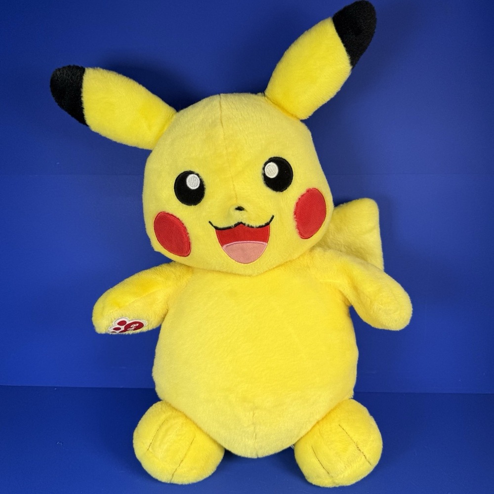 Pokemon Pikachu Build A Bear Workshop‎ Plush Stuffed Toy 18" 2021